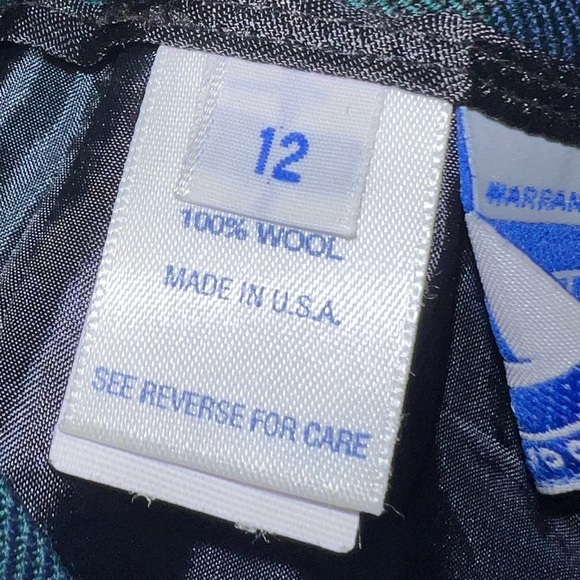 Pendleton- Blue and green plaid pants - Picture 7 of 8